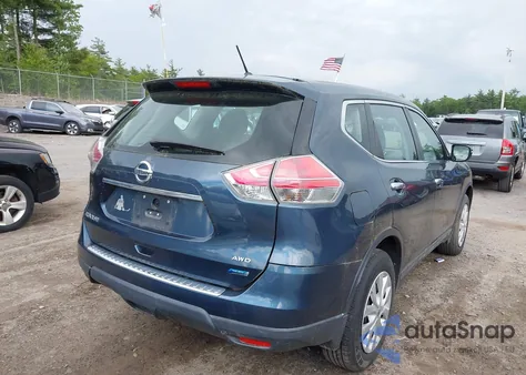 2014 Nissan Rogue S из США, поврежденный, VIN 5N1AT2MV1EC867003